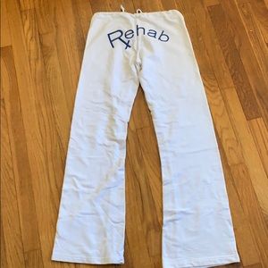 White sweatpants, never worn